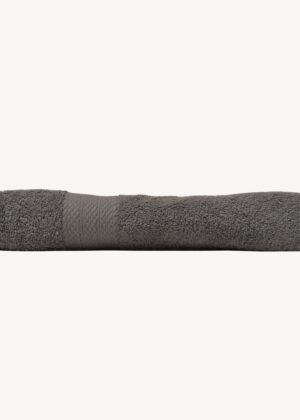 Charcoal Dash Striped Hand Towel